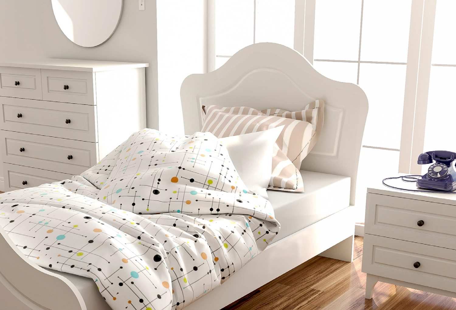 Beyza Country Youth Room Set