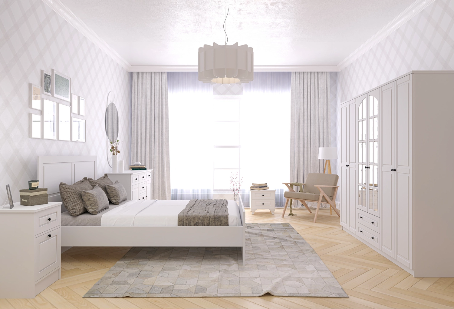 Beyza Country Bedroom Set