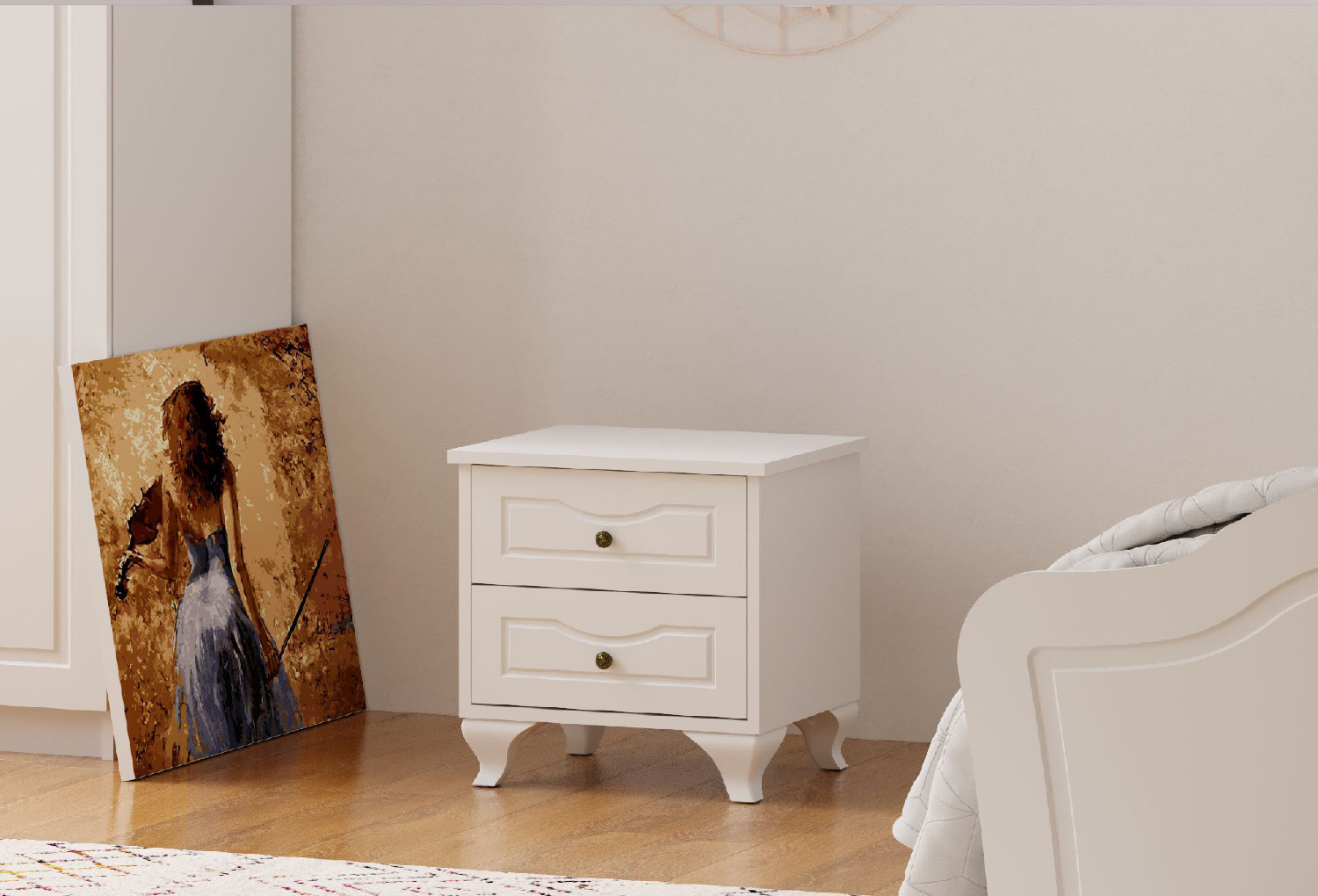 Yağmur Country Nightstand