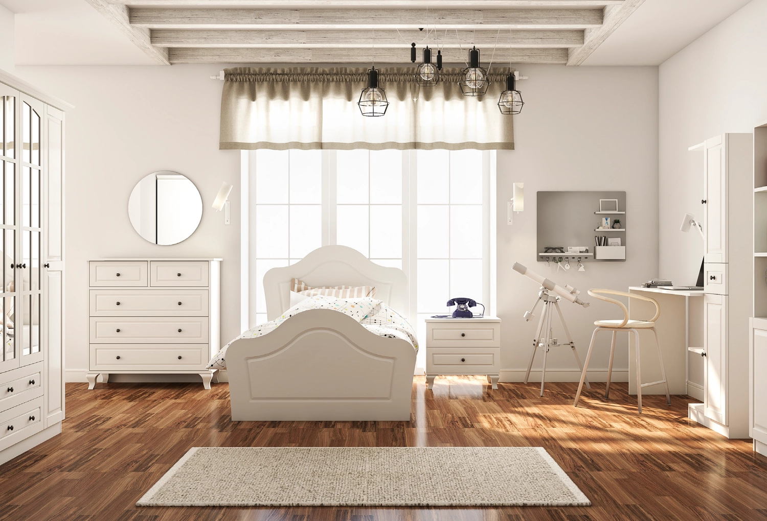 Beyza Country Youth Room Set