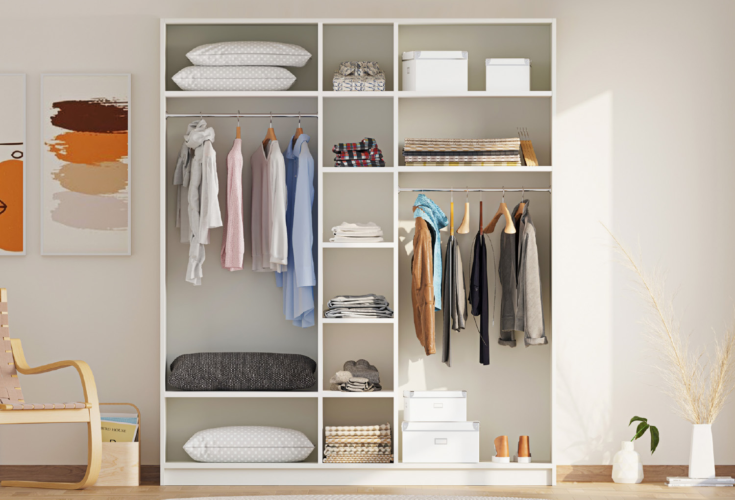 İrem Country 5 Door Wardrobe