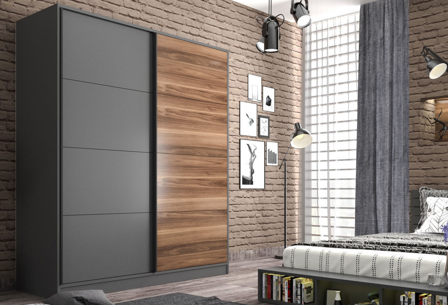 Prestij Paris Sliding Wardrobe