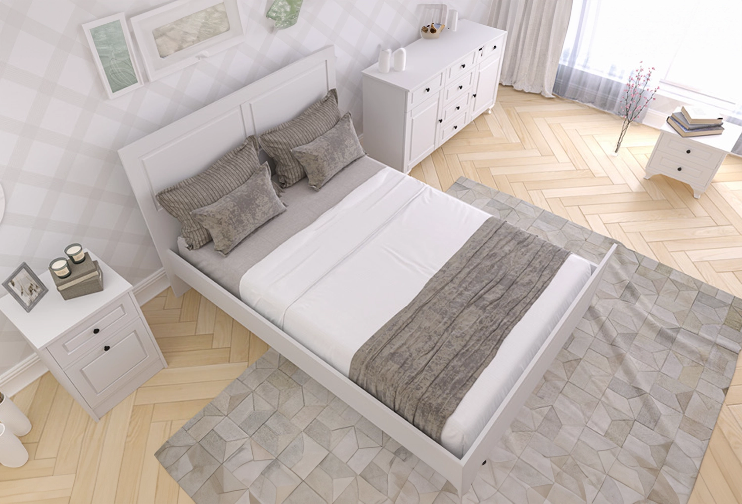 Beyza Country Bedroom Set