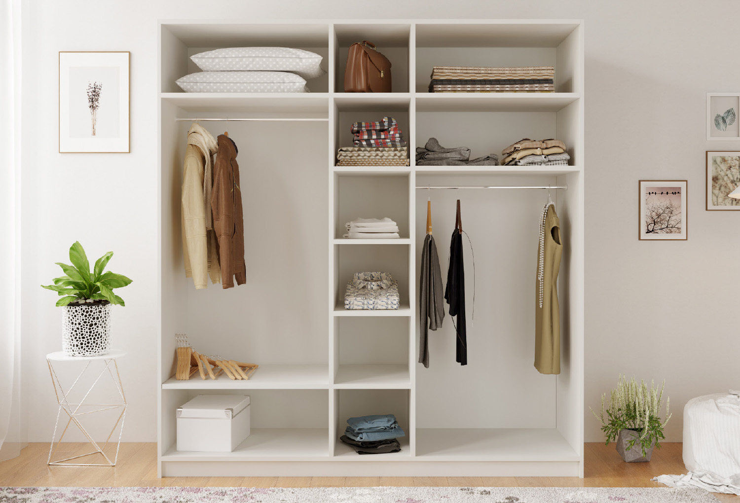 Gold Country 5 Door Wardrobe